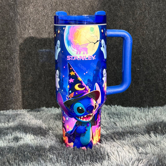 40oz Halloween Magician Stitch Tumbler 🚢Free Shipping🚢